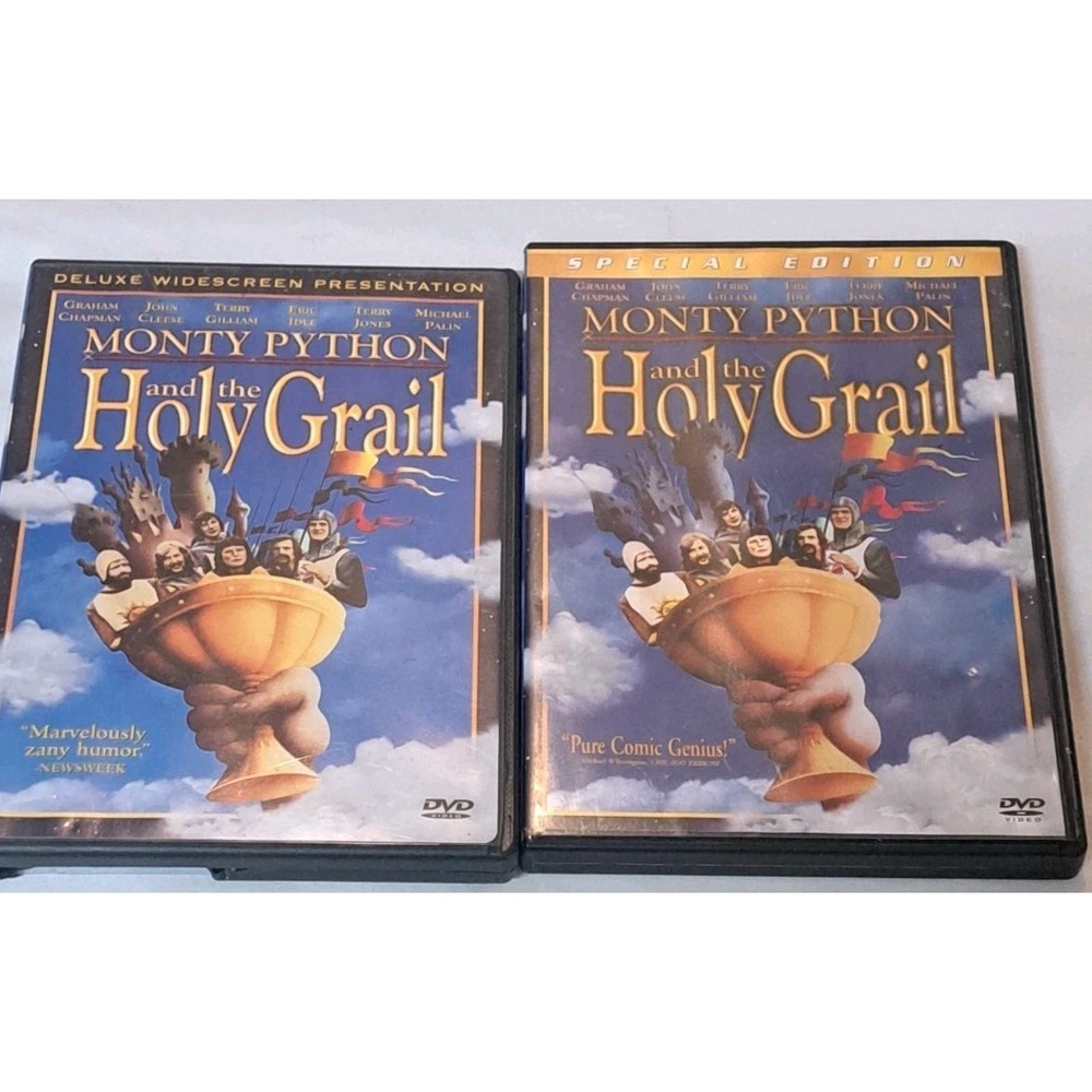 Monty Python and the Holy Grail DVD Lot Deluxe Widescreen & Special 2 Disc Set